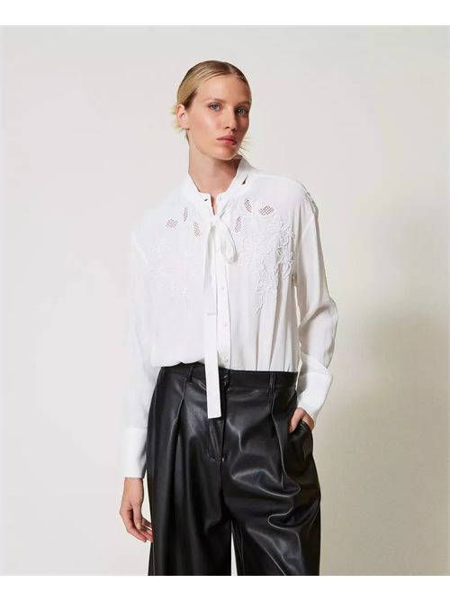 shirt woman white TWINSET | TP2690/00282